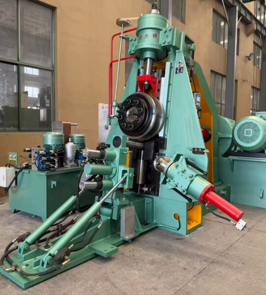 Industrial ring rolling machine for metal forming